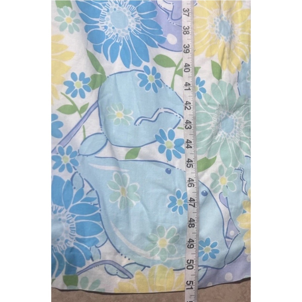 Vtg Lilly Pulitzer White Label Pearl & Gem King Crab Coastal Caftan Dress Size 2 - Picture 10 of 10